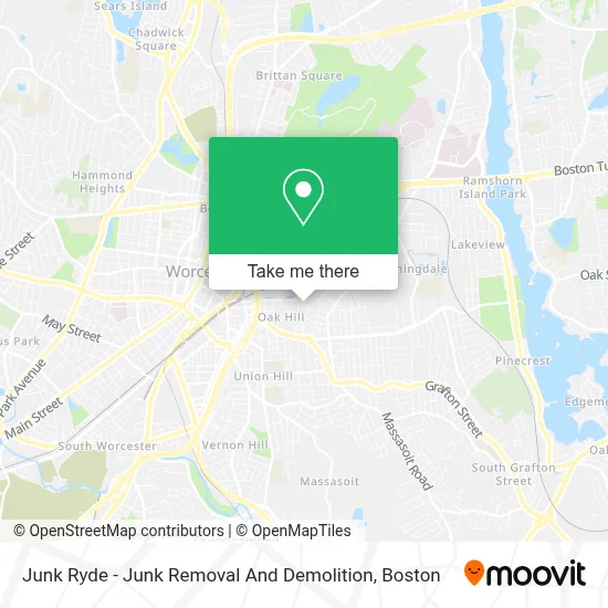Junk Ryde - Junk Removal And Demolition map