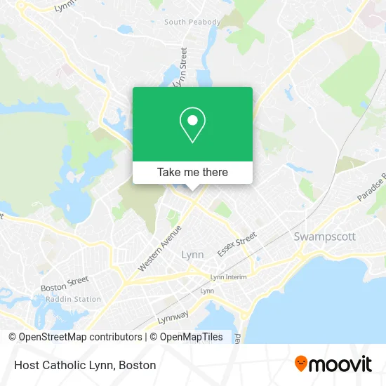 Host Catholic Lynn map