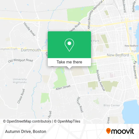 Autumn Drive map