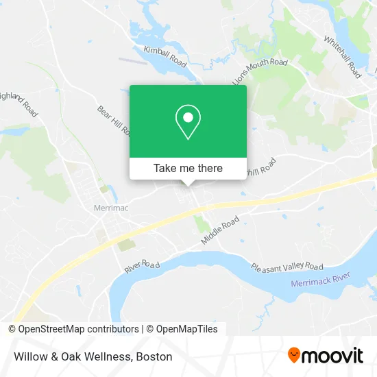 Willow & Oak Wellness map