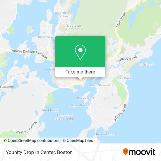 Younity Drop In Center map
