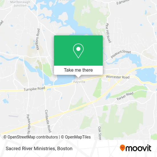 Sacred River Ministries map