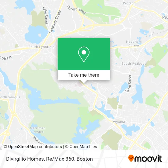 Divirgilio Homes, Re/Max 360 map