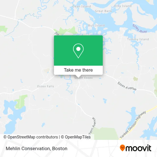 Mehlin Conservation map