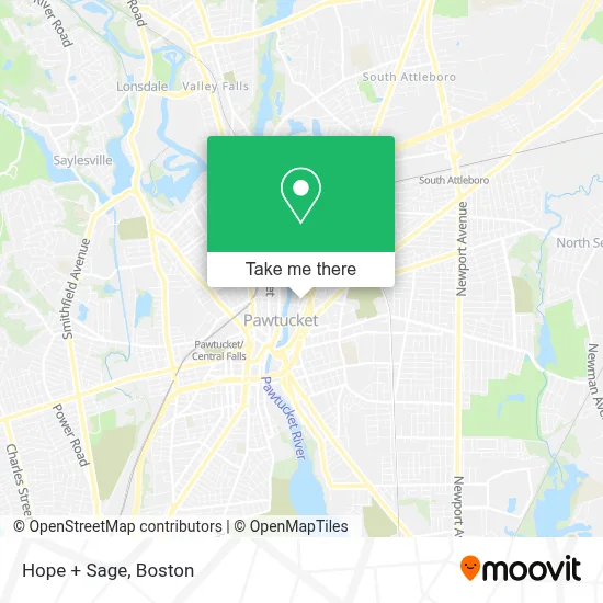 Hope + Sage map