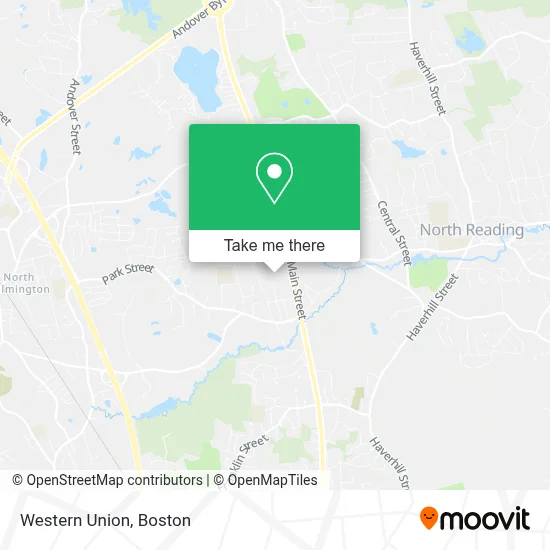 Western Union map