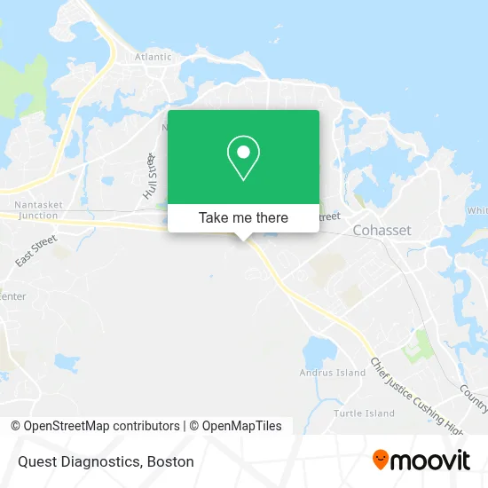 Quest Diagnostics map