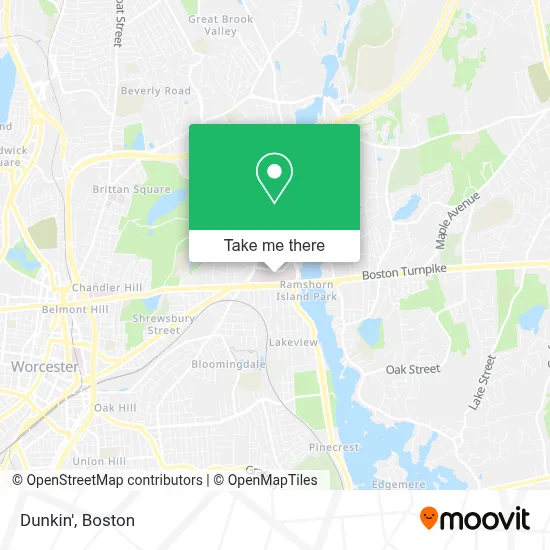 Dunkin' map