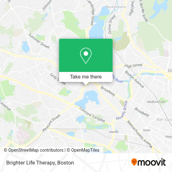 Brighter Life Therapy map
