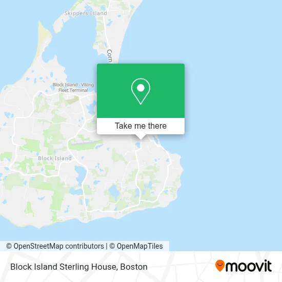 Block Island Sterling House map