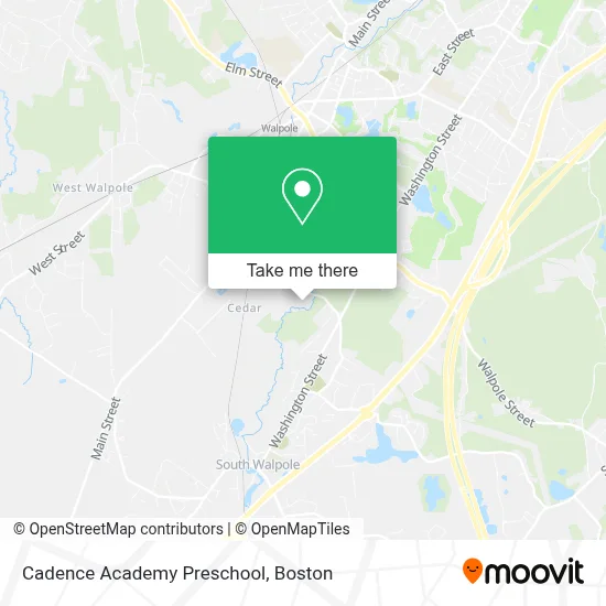 Cadence Academy Preschool map