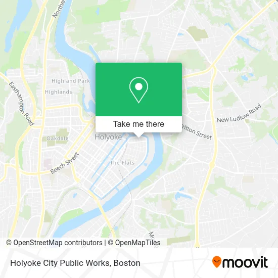 Holyoke City Public Works map