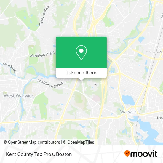 Kent County Tax Pros map