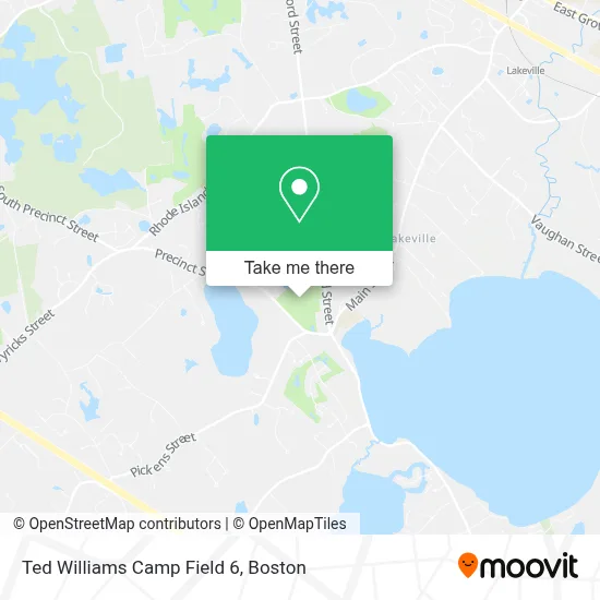 Ted Williams Camp Field 6 map