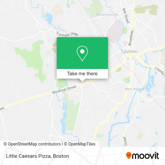 Little Caesars Pizza map