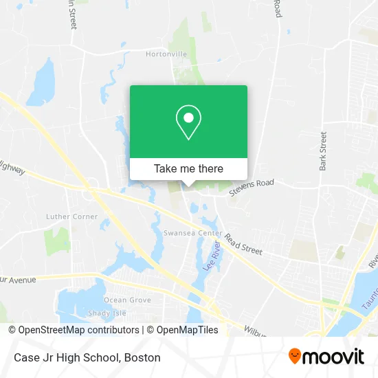 Case Jr High School map