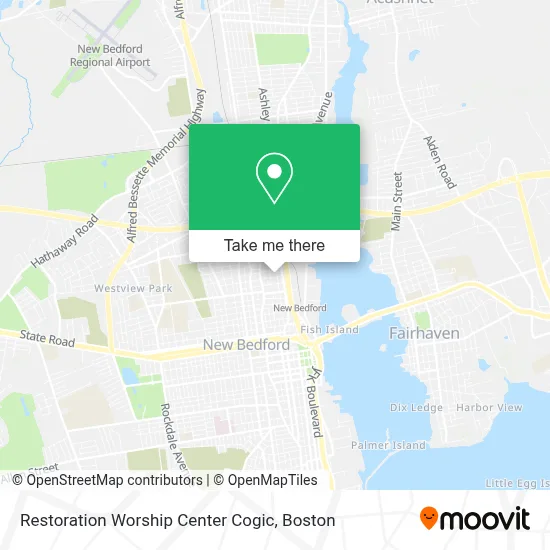 Restoration Worship Center Cogic map