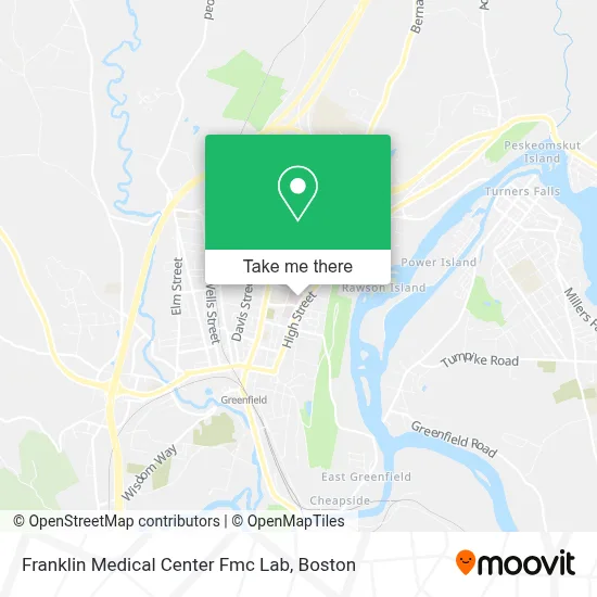 Franklin Medical Center Fmc Lab map