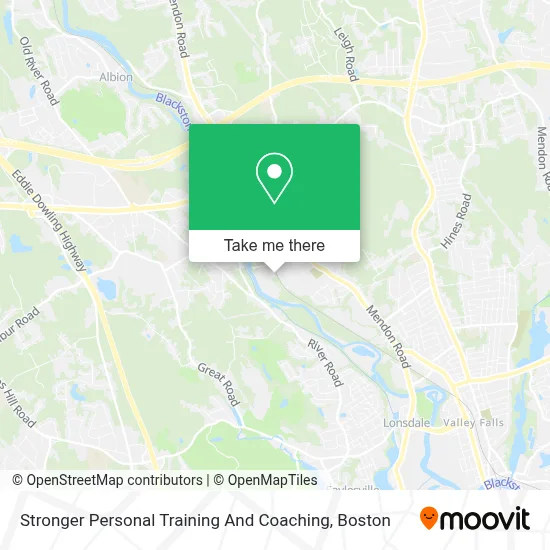 Stronger Personal Training And Coaching map