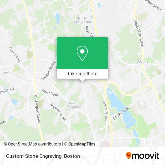 Custom Stone Engraving map