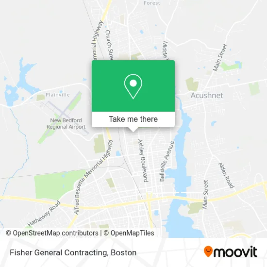 Fisher General Contracting map