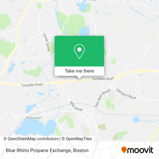 Blue Rhino Propane Exchange map