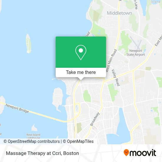 Massage Therapy at Ccri map