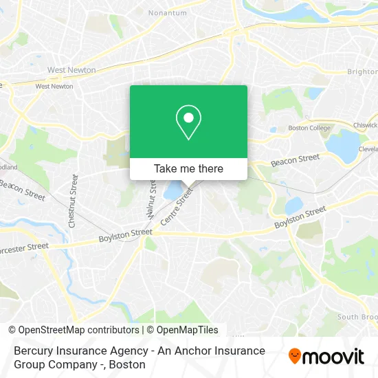 Bercury Insurance Agency - An Anchor Insurance Group Company - map