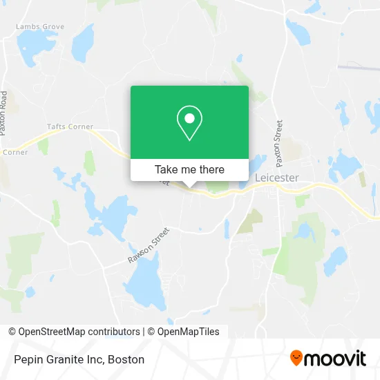 Pepin Granite Inc map
