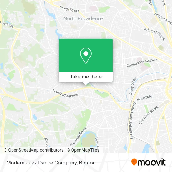 Modern Jazz Dance Company map