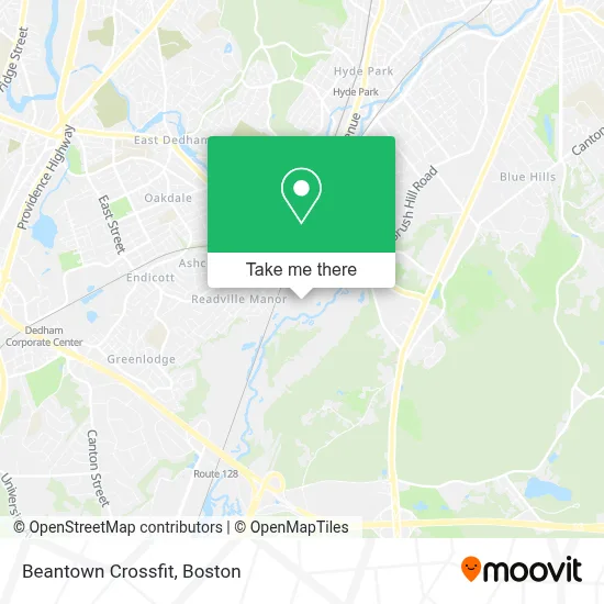 Beantown Crossfit map