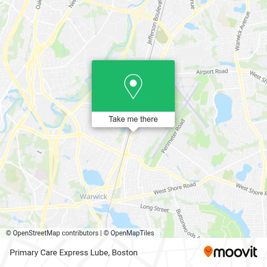 Primary Care Express Lube map