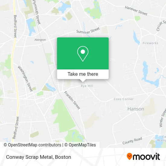 Conway Scrap Metal map