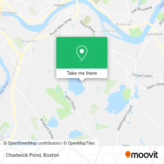 Chadwick Pond map