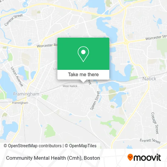 Community Mental Health (Cmh) map