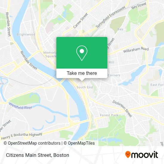 Citizens Main Street map