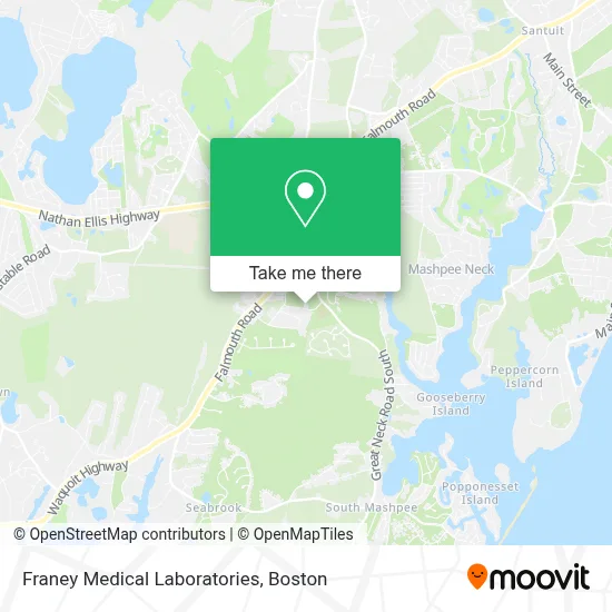 Franey Medical Laboratories map