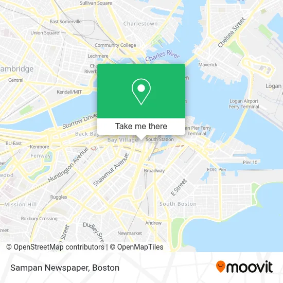 Sampan Newspaper map