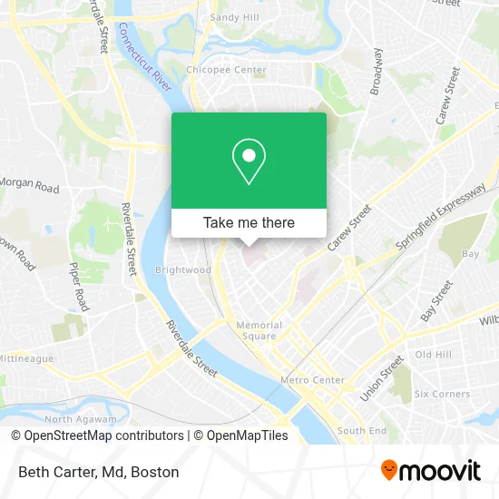 Beth Carter, Md map