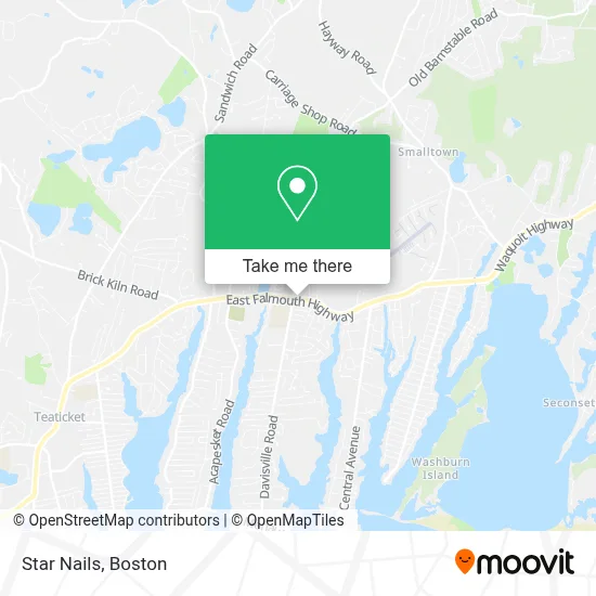 Star Nails map