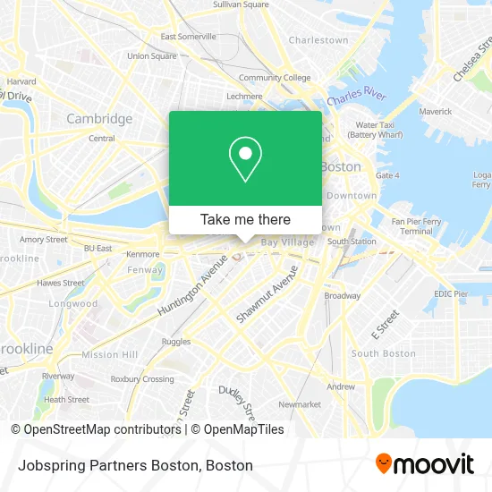 Jobspring Partners Boston map