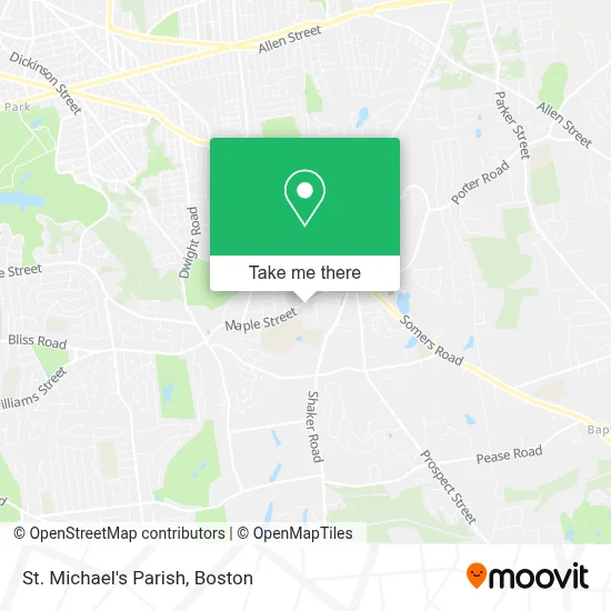 St. Michael's Parish map