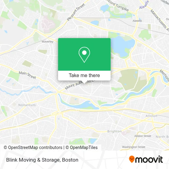 Blink Moving & Storage map