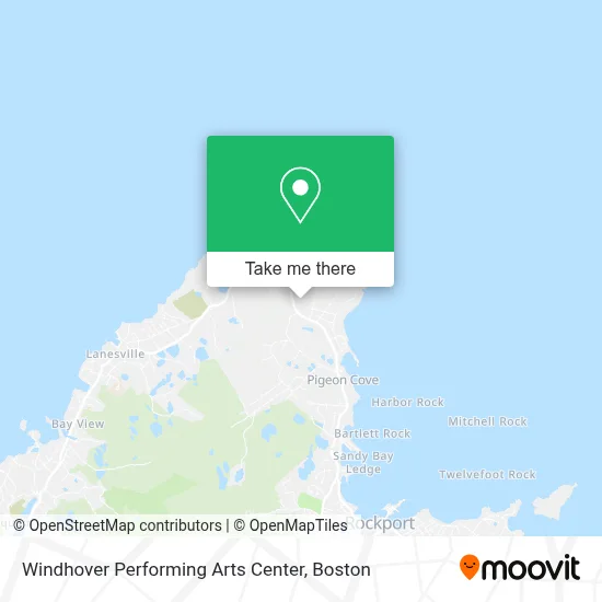 Windhover Performing Arts Center map
