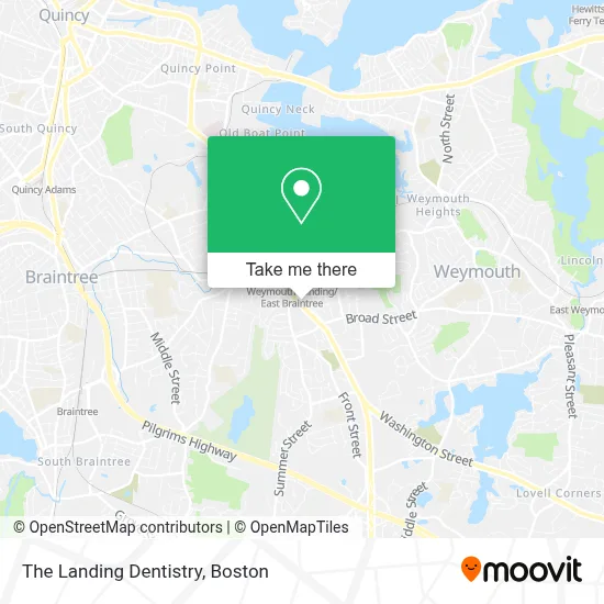 The Landing Dentistry map