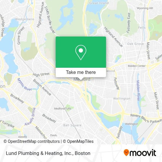 Lund Plumbing & Heating, Inc. map