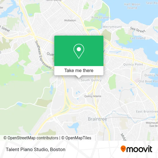 Talent Piano Studio map