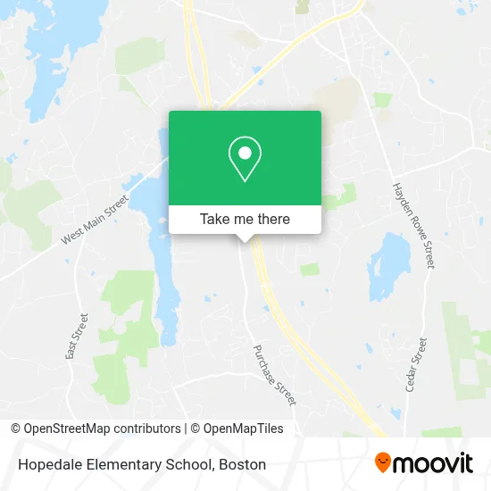 Hopedale Elementary School map