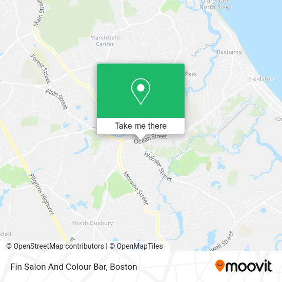Fin Salon And Colour Bar map