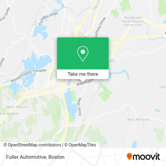 Fuller Automotive map